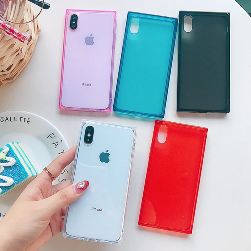 Ультратонкий Мягкий Прозрачный чехол из ТПУ для iPhone 8 7 Plus прозрачный силиконовый