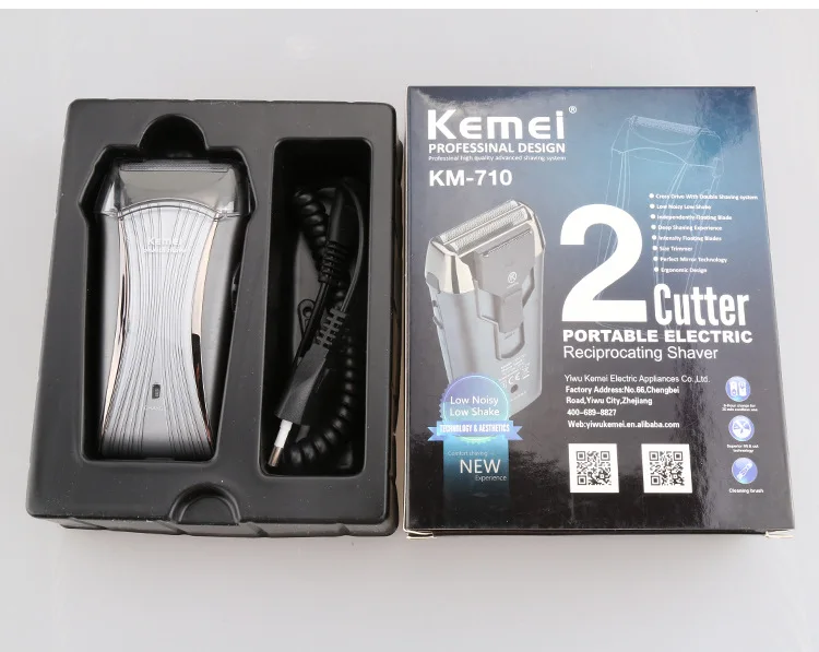Kemei электробритва аккумуляторная борода бритва сабельная бритвы Мужчины станок