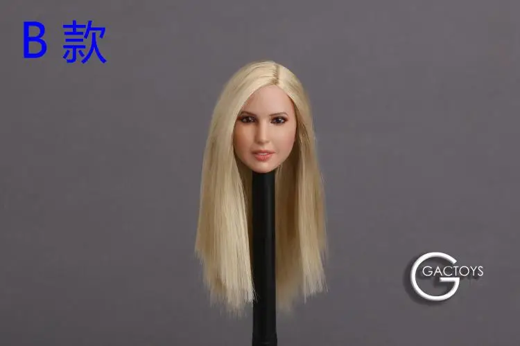 Custom 1/6 Scale Beauty Европейская девушка лепильная голова Ivanka Trump резьба по головке