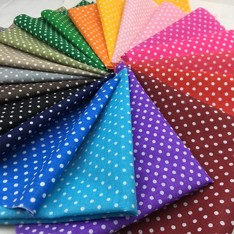 20pcs 25x25cm Mixed Cotton Printed Fabric Cloth Sewing Quilting Fabrics for Patchwork Needlework DIY clothe Handmade Accessories | Дом и сад