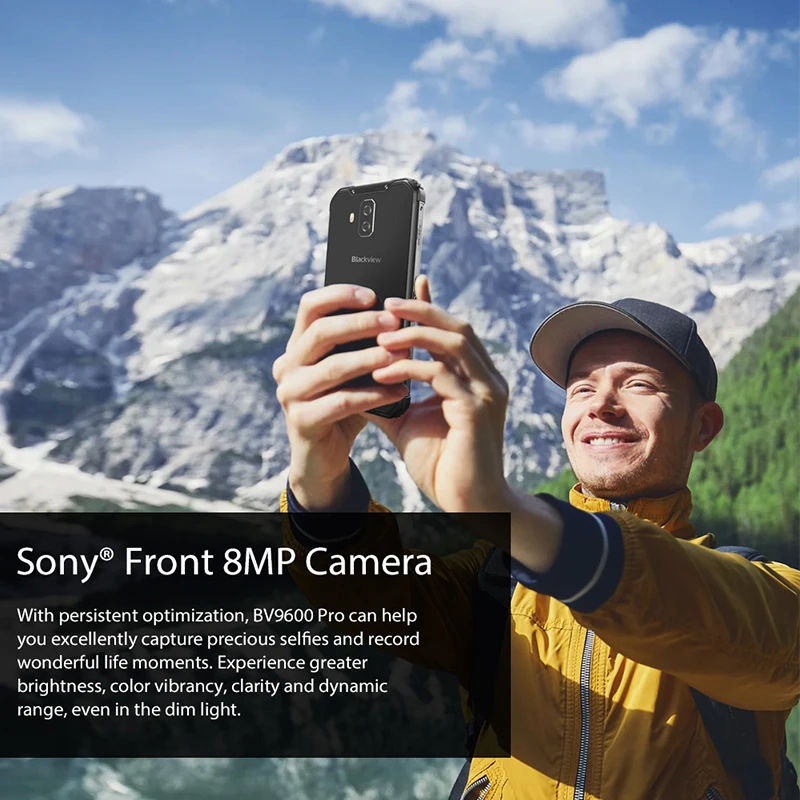 Blackview BV9600 Pro смартфон с 5 дюймовым дисплеем процессором AMOLED ОЗУ 6 ГБ ПЗУ 128 21 мАч Android