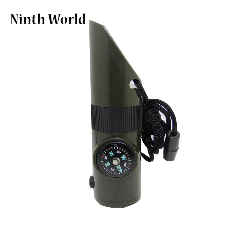 Наружный аварийный инструмент 7 в 1 спасательный свисток с компасом и термометром