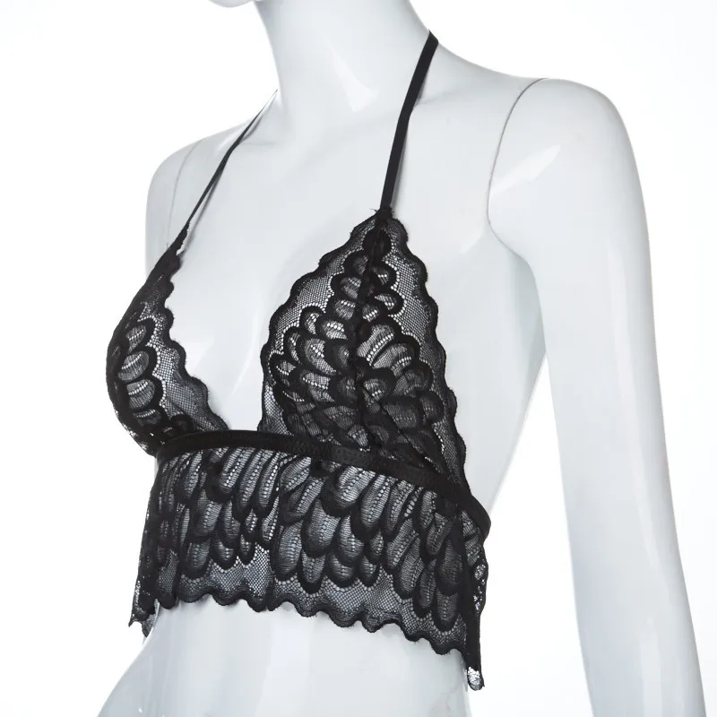 Millyn Лето Для женщин Кружево цветочный Bralet Бюстгальтер Бюстье Растениеводство
