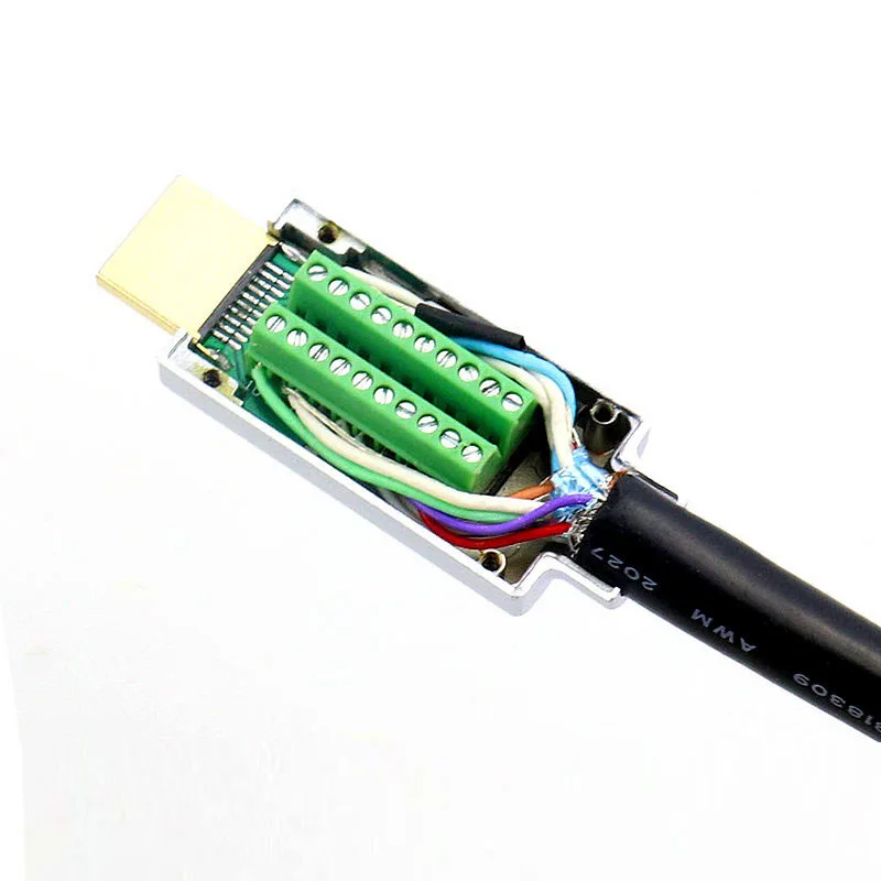 Разъем для сварочной головки HDMI оболочка из алюминиевого сплава позолоченное