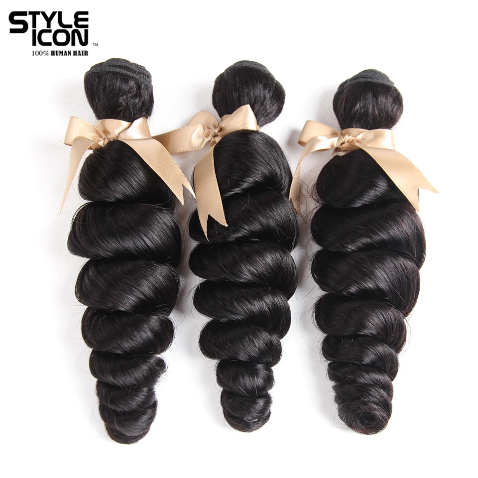 Styleicon предварительно Цвет ED не Реми свободная волна Связки Малайзии волосы 3