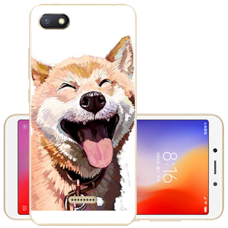 48 Чехол для телефона Xiomi Xiaomi Redmi 6A, силиконовый чехол на заднюю панель для Xiaomi Redmi 6 Redmi6, защитный чехол-бампер, чехлы - Цвет: 48