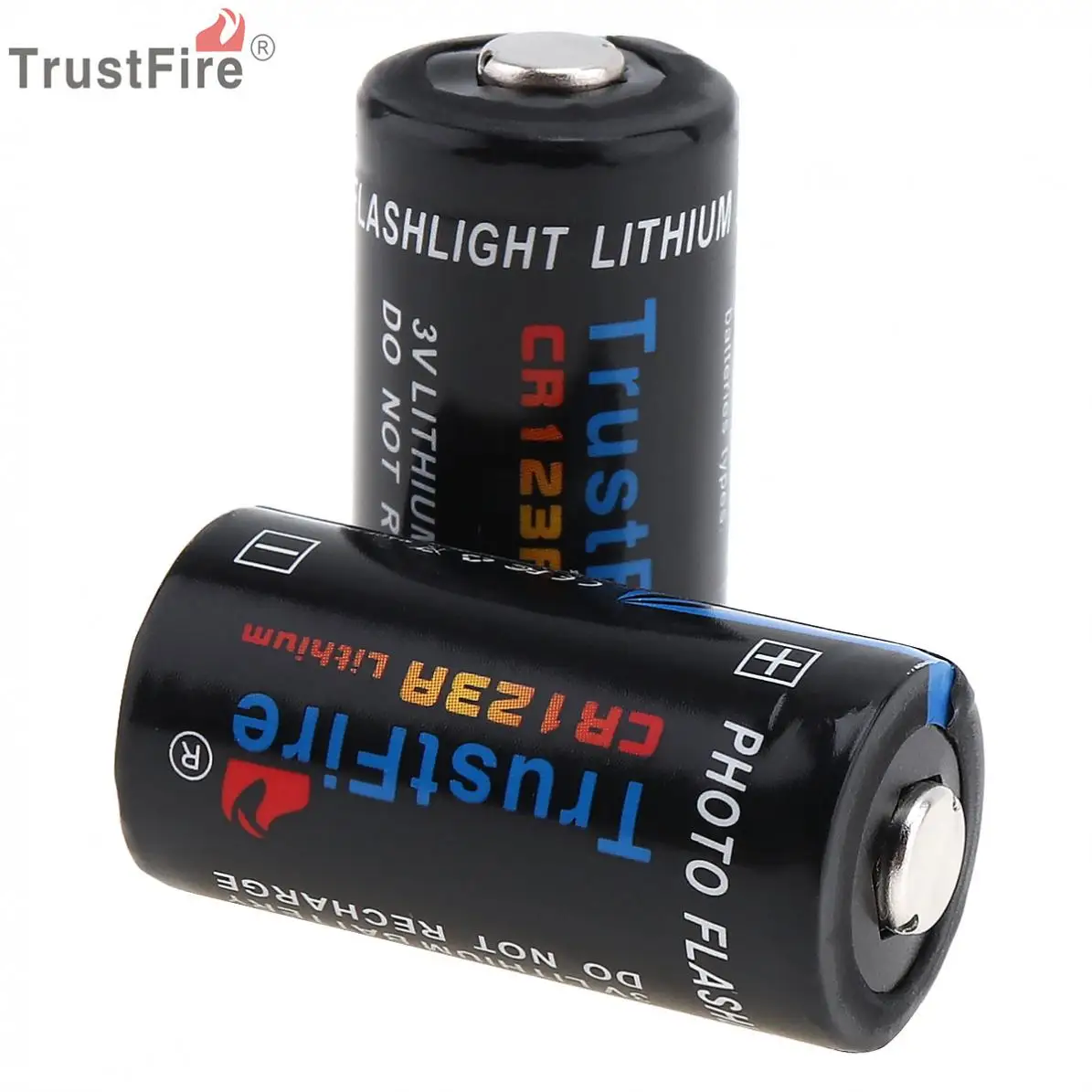 2 шт./лот TrustFire CR123A 3V 1400 мА/ч литий Батарея с предохранителем и универсальным
