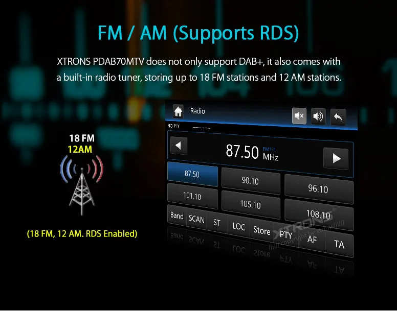 XTRONS 7 ''автомобильный dvd-плеер 2 din радио DAB+ Canbus gps навигация для Volkswage GOLF CITI CHICO LUPO POLO fof PEUGEOT 307 для Skod