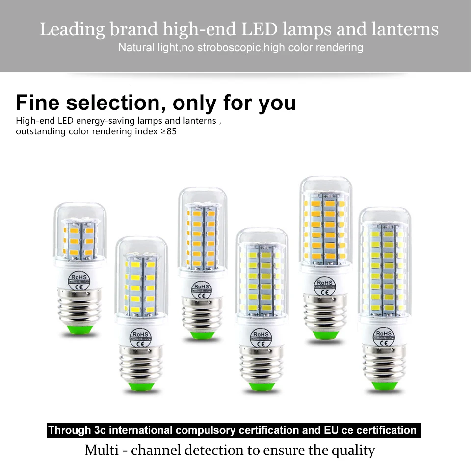 KARWEN светодиодный светильник E27 220v 240v SMD5730 bombilla светодиодный кукурузный светильник лампы 24 36 48 56 69 светодиодный s люстры лампы в форме свечи светильник ing подвесной светильник
