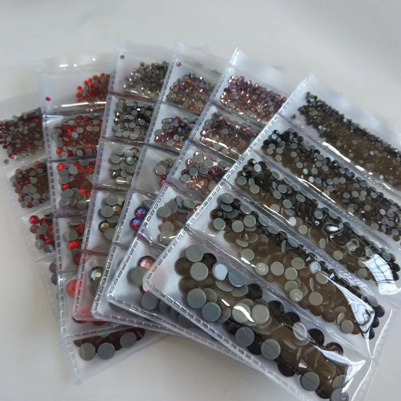 Блестящие кристаллы разных размеров AAA бриллианты 1000 шт. высококачественные и