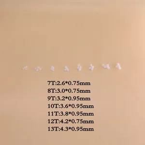 Зубья малой пластмассовой моторной передачи 6T, 7T, 8T, 9T, 10T, 11T, 12T, 13T, Радиоуправляемый вертолет, Квадрокоптер, Дрон, игрушки, запасные части, аксессуары