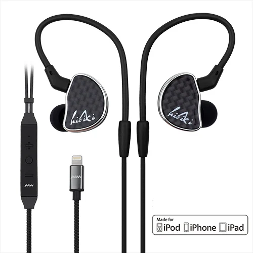 HIBIKI Lightning Ver Shozy Хибики lightningversion высокой четкости один Динамический драйвер 2-pin 0,78 мм Съемная Hi-Fi наушники-вкладыши IEMs вкладыши - Цвет: HIBIKI Lightning Ver