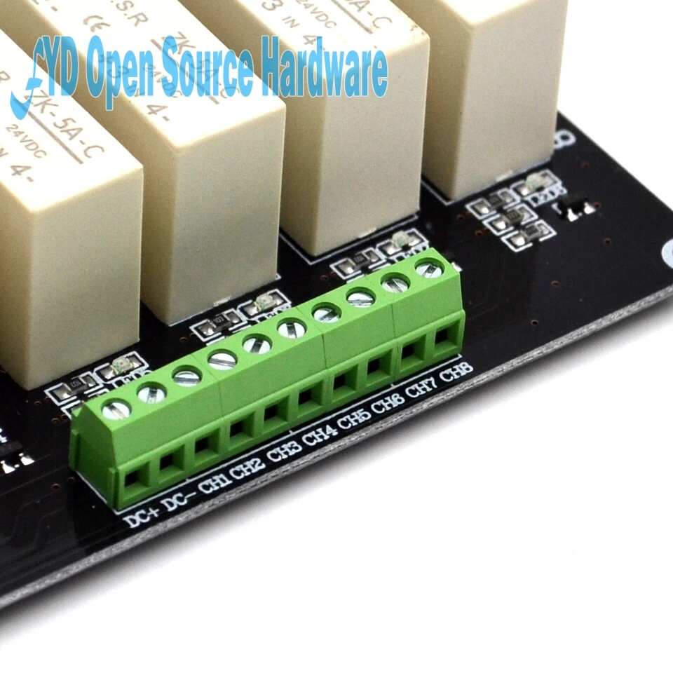 Модуль твердотельного реле 8 каналов 5 А высокоуровневый триггер управление