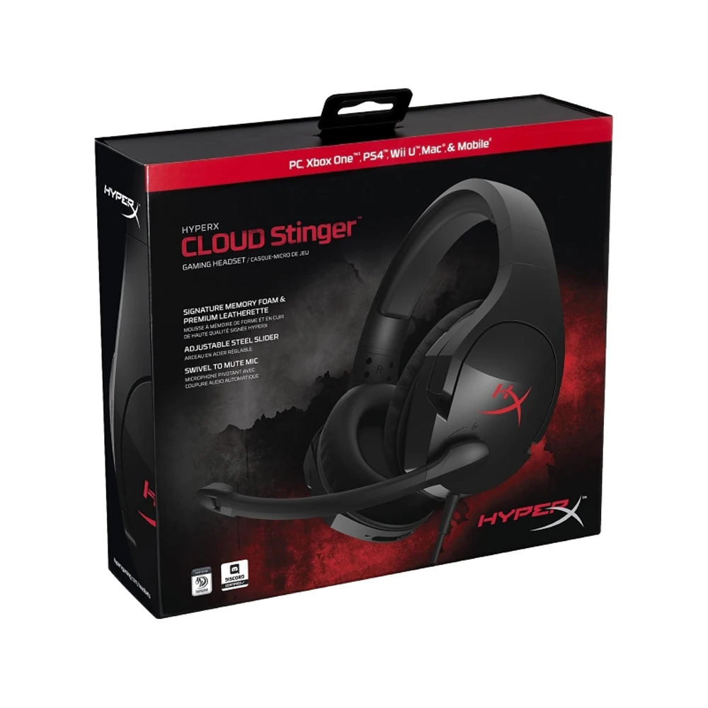 Kingston HyperX Облако Stinger Auriculares Наушники Steelseries Gaming Гарнитура с Микрофоном Микрофон Для ПК PS4 Xbox Мобильный