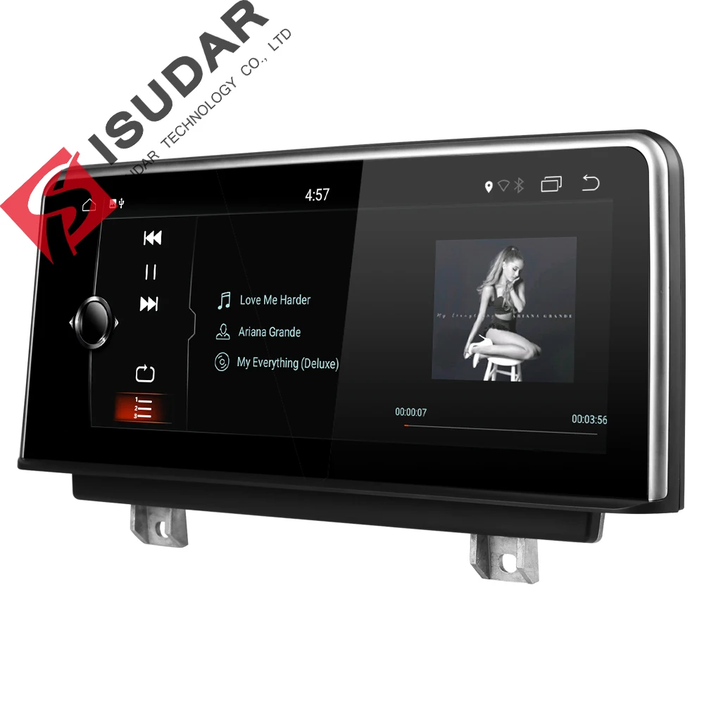Isudar автомобильный мультимедийный плеер 2 din android 7.1.1 10 25 дюйма для BMW 3 серии F30/F31/F34