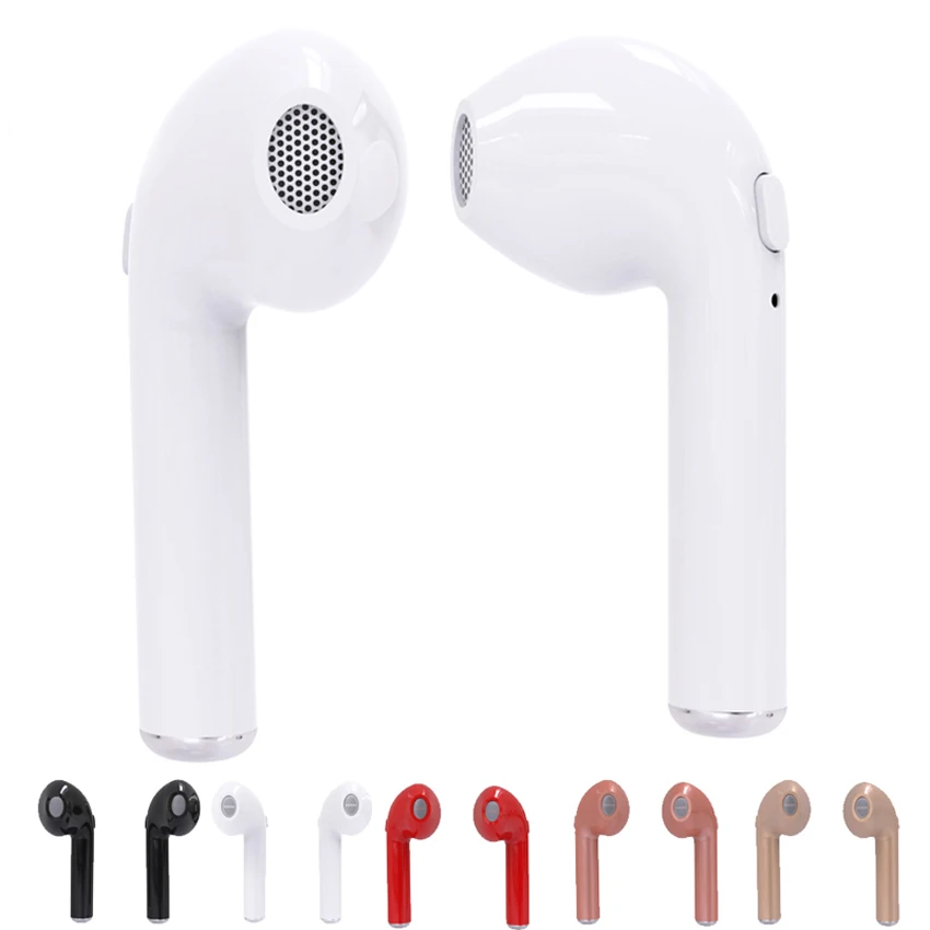 HBQ i7 TWS беспроводные наушники Bluetooth V4.2 стерео гарнитура для iPhone 8 Plus SE Galaxy S8 Прямая