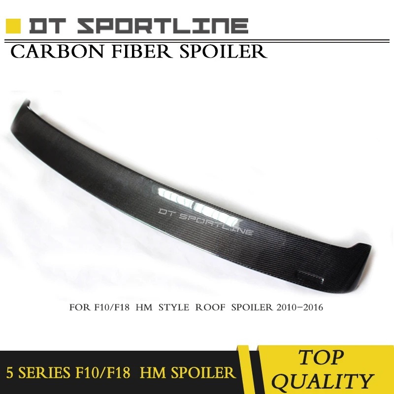 Настоящий спойлер на крыше автомобиля из углеродного волокна HM Стиль для BMW F10 F18 M5