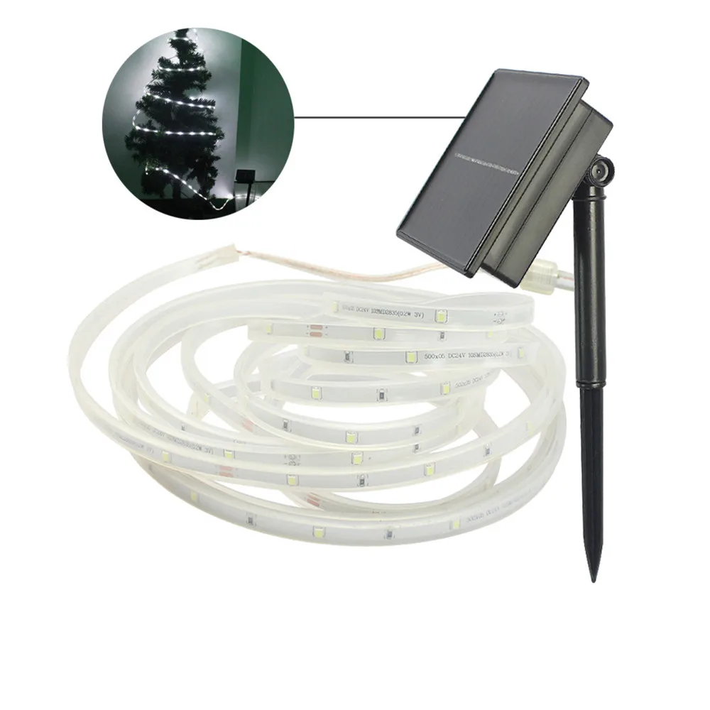 

5M LED strip solar powered SMD2835 100Leds IP65 Waterproof indoor outdoor decoration Fairy light Xmas,Party,Garden,Bar