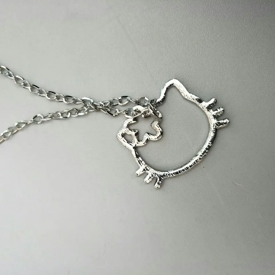 Цепочки и ожерелья cat Jewelry Bojiux Нержавеющая сталь цепи Цепочки и Ожерелья Подвески милый котенок кошка Цепочки и ожерелья s Модные украшения для женщин