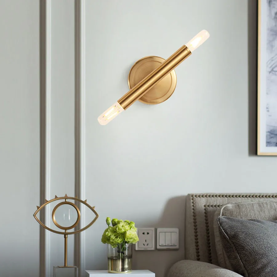 BEIAIDI Nordic искусство Decor светодиодный светильник настенный роскошный золотой Лофт Ресторан Cafe крыльцо бра проход коридор ночник для спальни