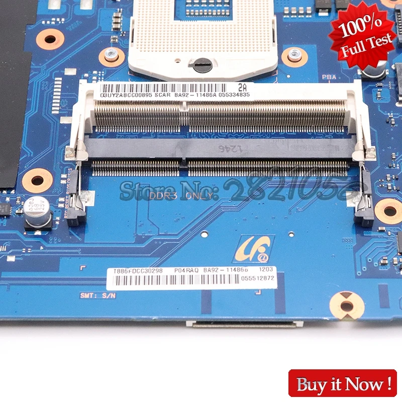 NOKOTION BA92-11486A для Samsung NP300 NP300E5C NP300E5X Материнская плата ноутбука BA92-11486B 17CRV HM70