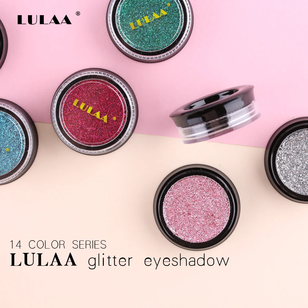 14 видов цветов блестки тени для век порошок пигмент макияж блеск тела Макияж губ