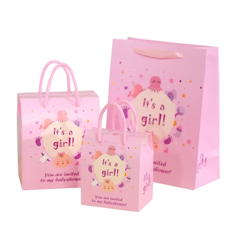 Милые подарочные сумки для дня рождения с героями мультфильмов для малышей, сумка-тоут для душа, сумка-тоут с рисунком медведя для мальчиков и девочек в форме хвоста, конфетная коробка