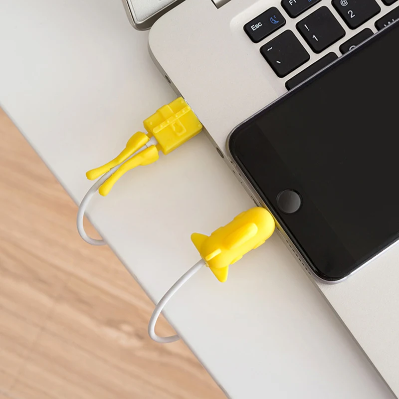 Силиконовый usb-кабель органайзер для iphone шнур космический корабль Крыло ангела