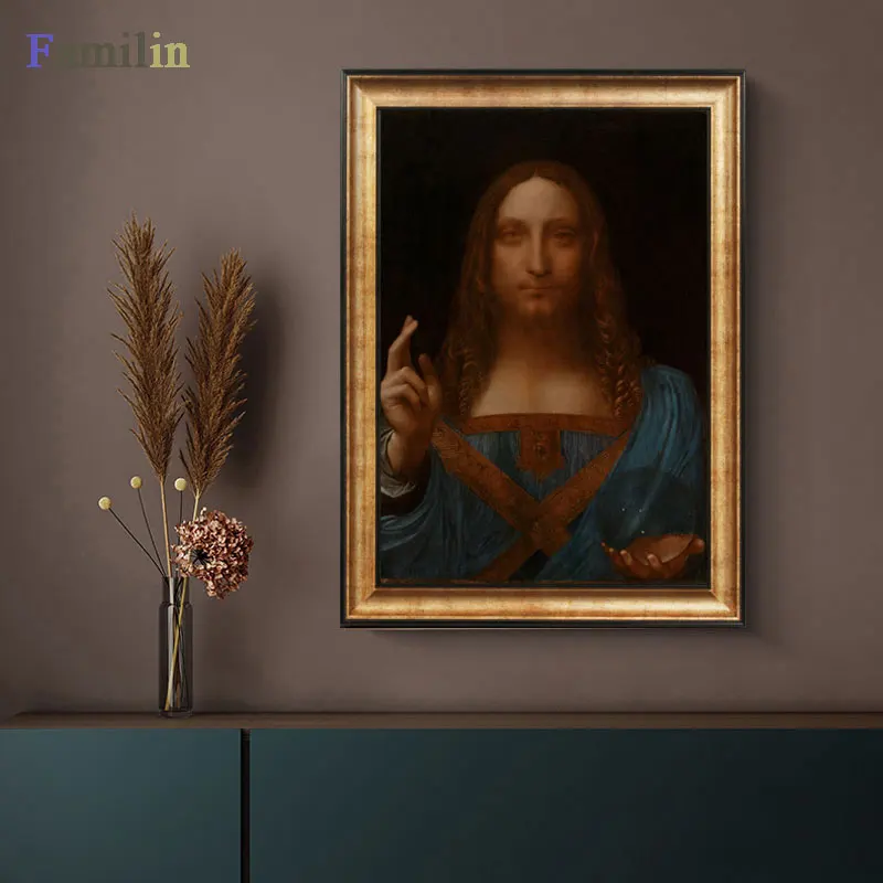Leonardo Da Vinci-леди с Ermine холст печать постер, классические картины, плакаты на стену для гостиной домашний декор