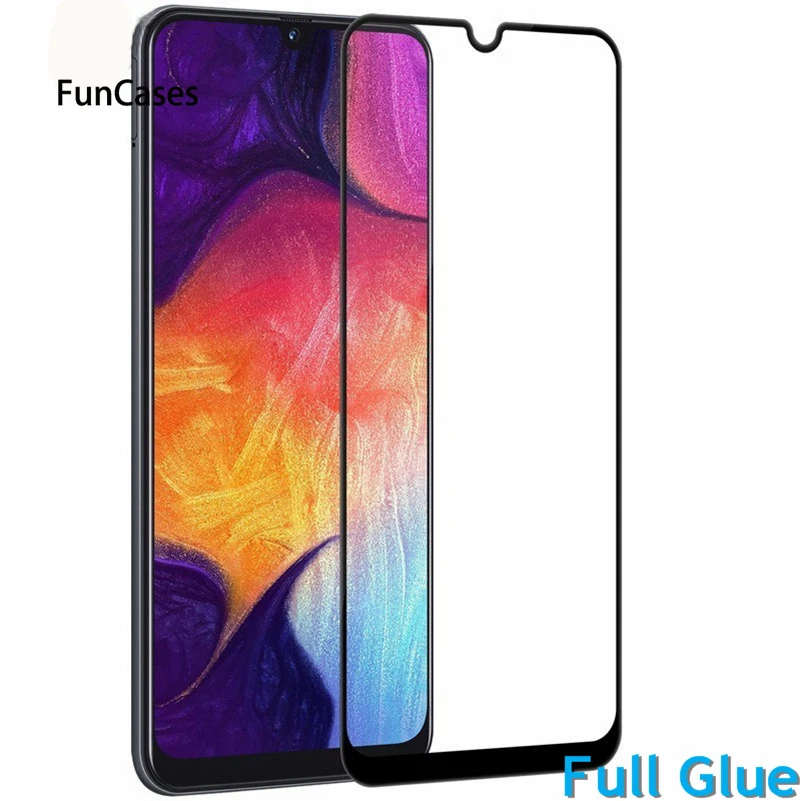 1 шт Полный Клей протектор экрана для samsung Galaxy A10 A105 закаленное стекло полное
