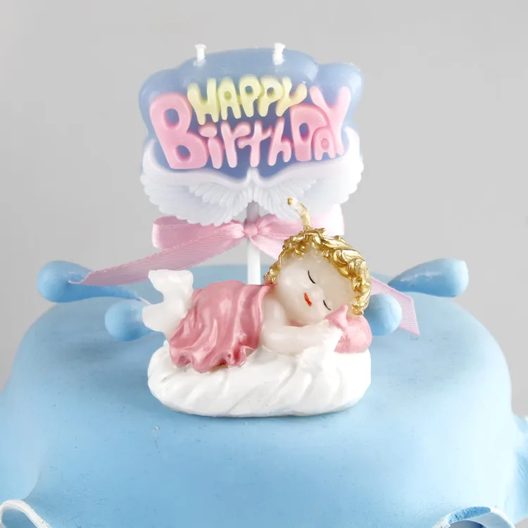 Силиконовая форма свечи для торта на день рождения детский дневной свет