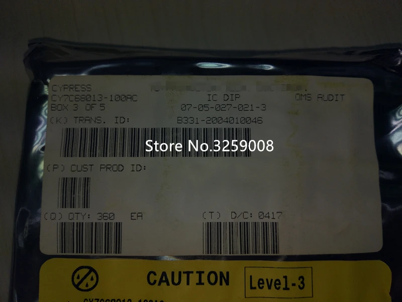 

CY7C68013-100AC 100% Новые оригинальные 5 штук
