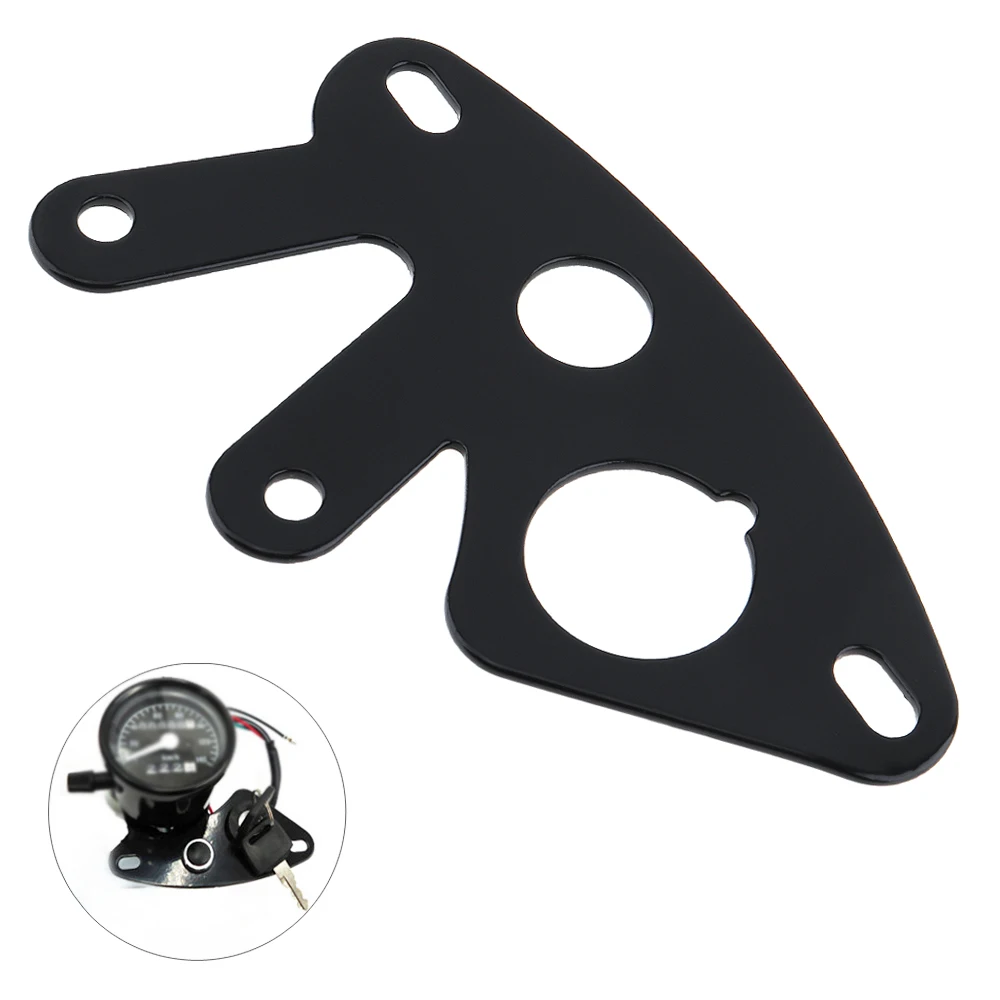 

Universal Durable Motorcycle Black Color Iron Retro Refit Instrument Bracket Support for GN / CBT125 / WY125 / hj-125