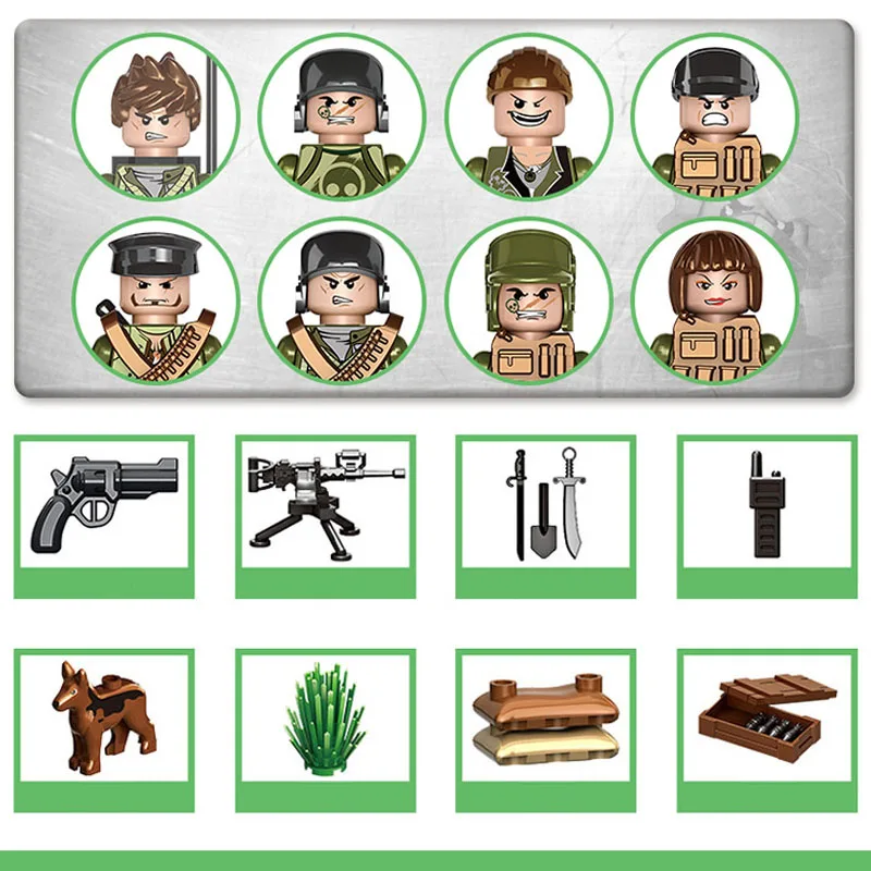 Военный блок конструктор kitooz военный для мальчиков|construction toys|toys forheavy fire |