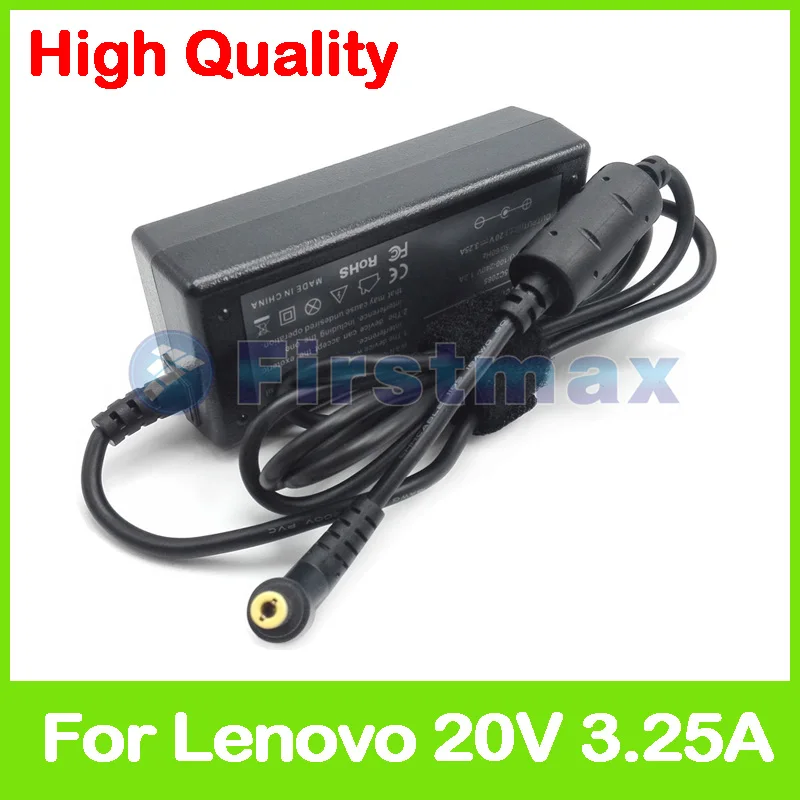 

High Quality 20V 3.25A 65W AC DC Power Supply AC Adapter Charger For Lenovo IdeaPad g530 g550 g555 g560 g570 y450 y530 Laptop