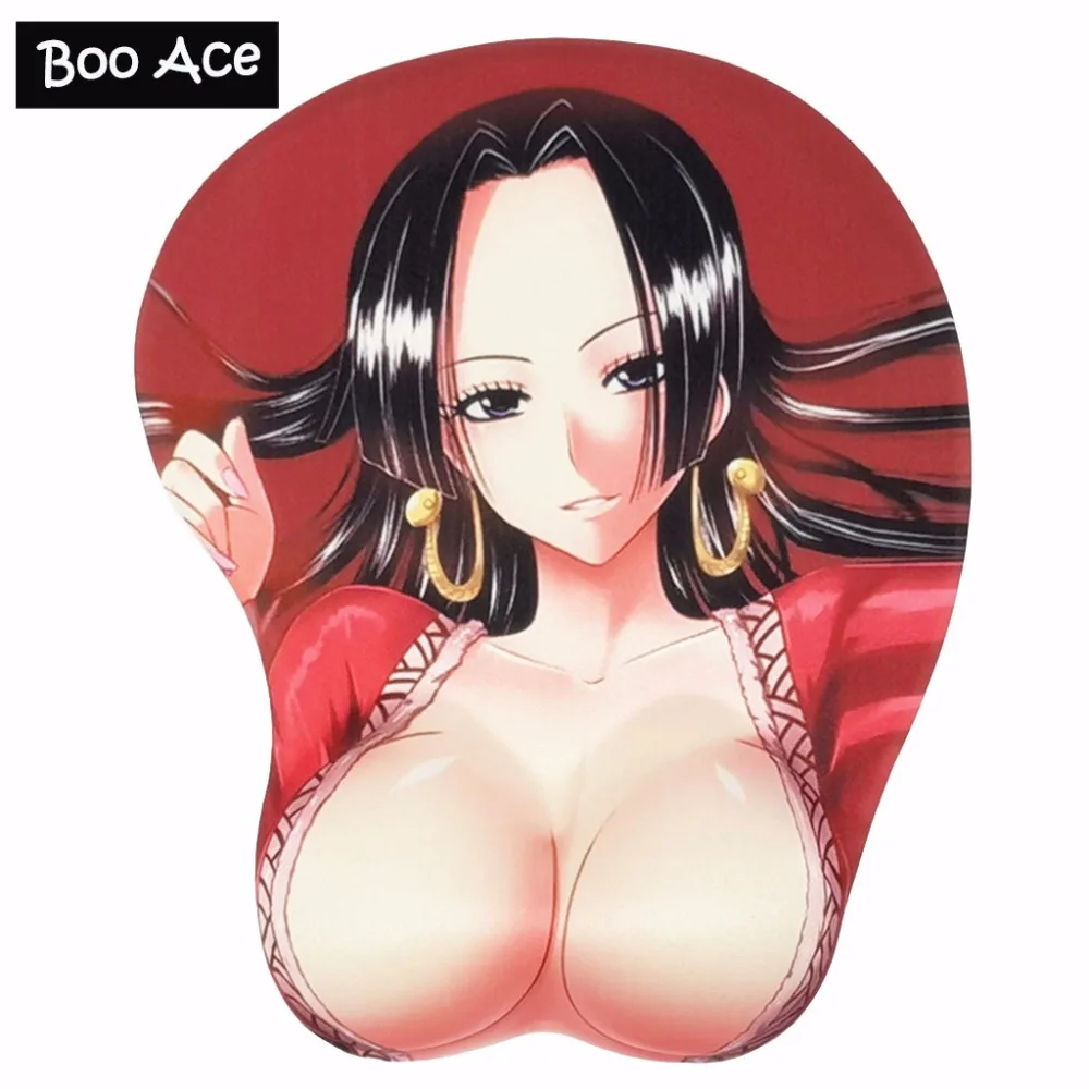 

Новый аниме One Piece Boa Hankokku 3D мягкий большой в виде груди игровой коврик для мыши с подставкой для запястья длина 26 см * ширина 21 см * Высота 3,2 см