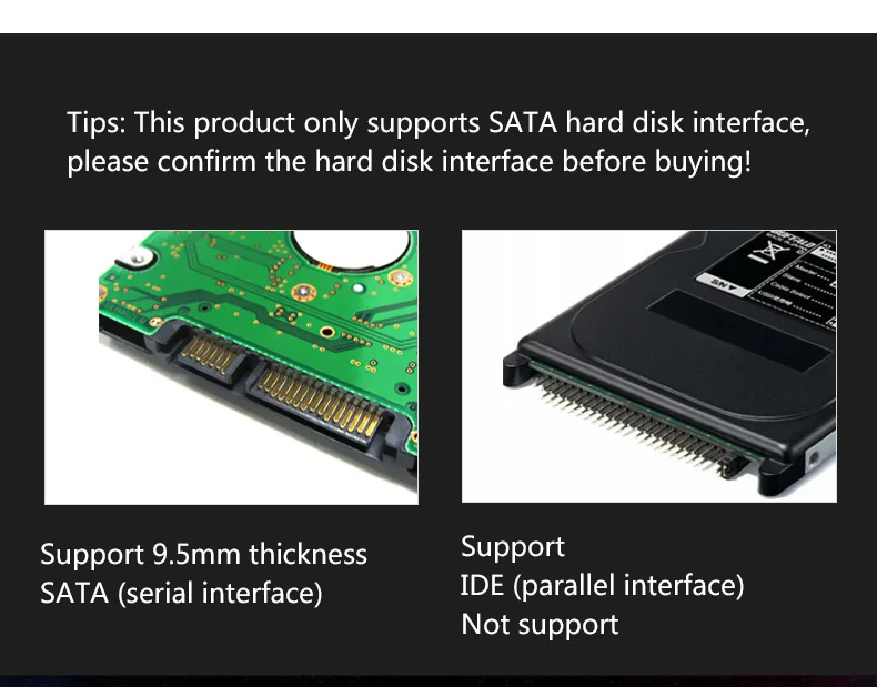 SSK HDD чехол 2,5 дюймов SATA to USB3.0 корпус SSD, HDD адаптер для типа C коробка для жесткого диска внешний HDD высокоскоростной Черный 080