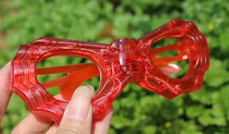 Очки с мигающими светодиодами смешанные цвета светящаяся маска Человека-паука