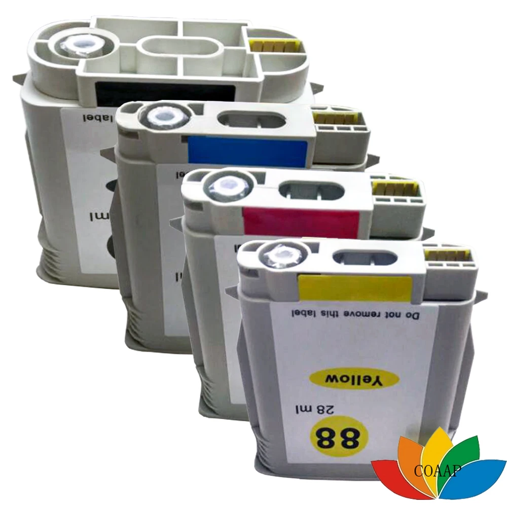 

4pack Compatible ink cartridge for HP 88 C9396A C9391A C9392A C9393A hp88 XL for Officejet Pro L7580 L7590 K550 K550dtn