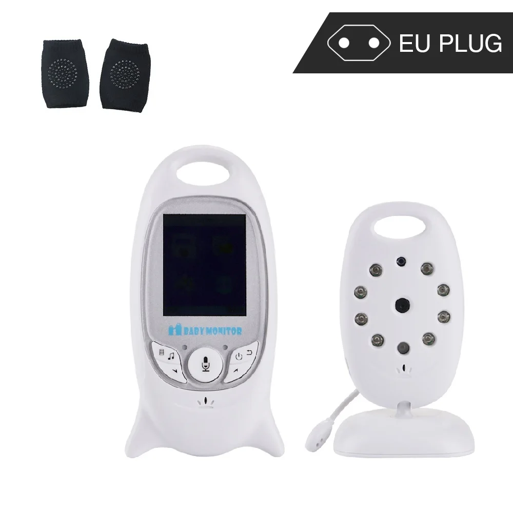 EU plug Dark Blue VB601 Беспроводной Детский монитор для сна с ночным видением, видео с двусторонним разговором, монитор для сна с ЖК-дисплеем, температурная камера с подарком - Цвет: EU plug Dark Blue