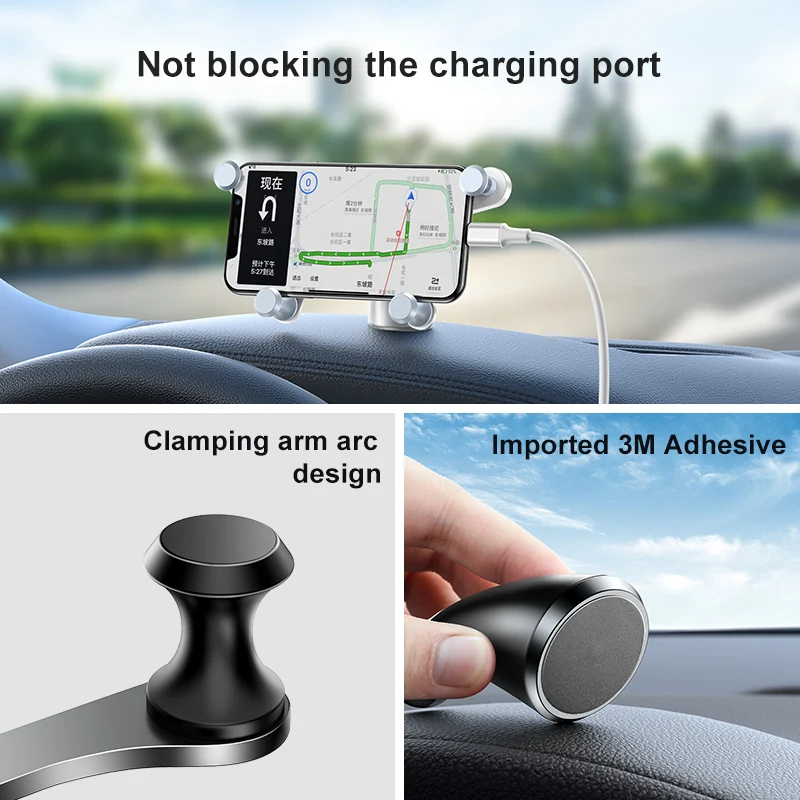 Baseus Car Phone Holder for iPhone Samsung Gravity Mount Holder Stand Dashboard Car Holder for Huawei Xiaomi Mobile Phone Holder