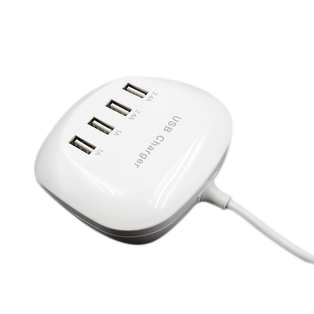 4-Порты и разъёмы usb-хаб путешествия телефон быстро Зарядное устройство вилка европейского и американского Настольный Зарядное устройство s Портативный QI Беспроводная зарядка устройства прочный настенные часы Зарядное устройство для планшетного ПК