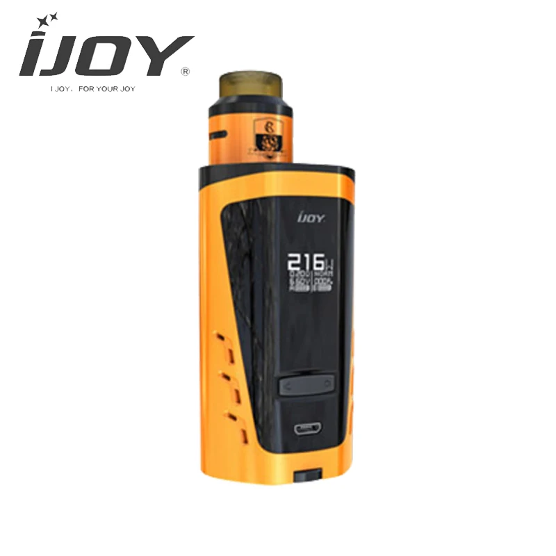Оригинал IJoy Capo 216 Srda Squonk Kit Elektronik Sigara Vape 216W Mod с комбо SRDA без батареи 18650/20700|Системы