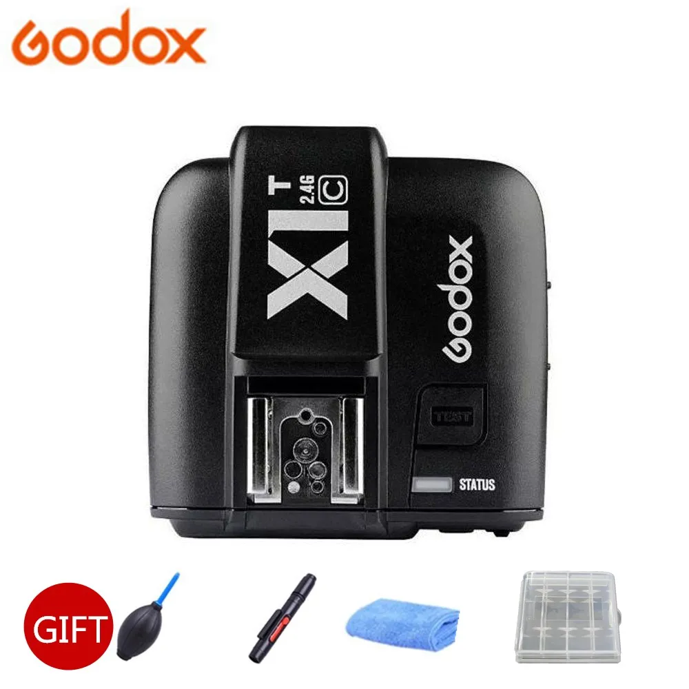 Зеленый Godox TT600 2,4G беспроводной GN60 Master/Slave камера Вспышка Speedlite+ X1T-C передатчик для Canon 1100D 1000D 7D 6D 60D 50D 600D - Цвет: Зеленый