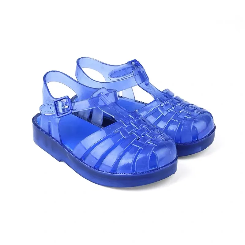 Melissa/прозрачные сандалии для девочек летние в римском стиле детские Melissa пляжная