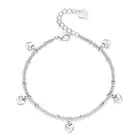 Новые простые модные браслеты на удачу в форме сердца и браслеты для женщин Свадебные украшения подарки pulseira SAB33
