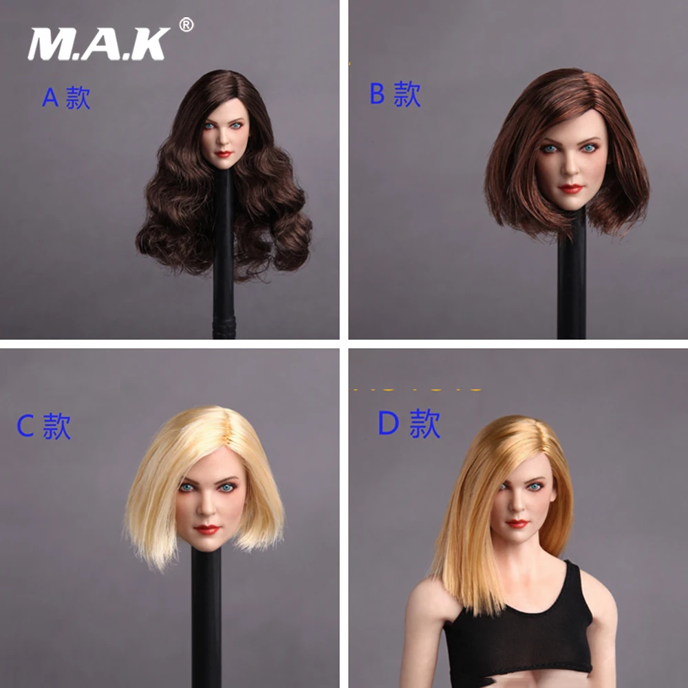 GC006 1/6 женская голова резная европейская девушка Charlize Theron резьба модель игрушки 4