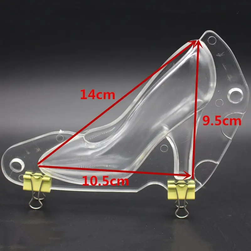 Новая форма для обуви на высоком каблуке из поликарбоната шоколада жесткая