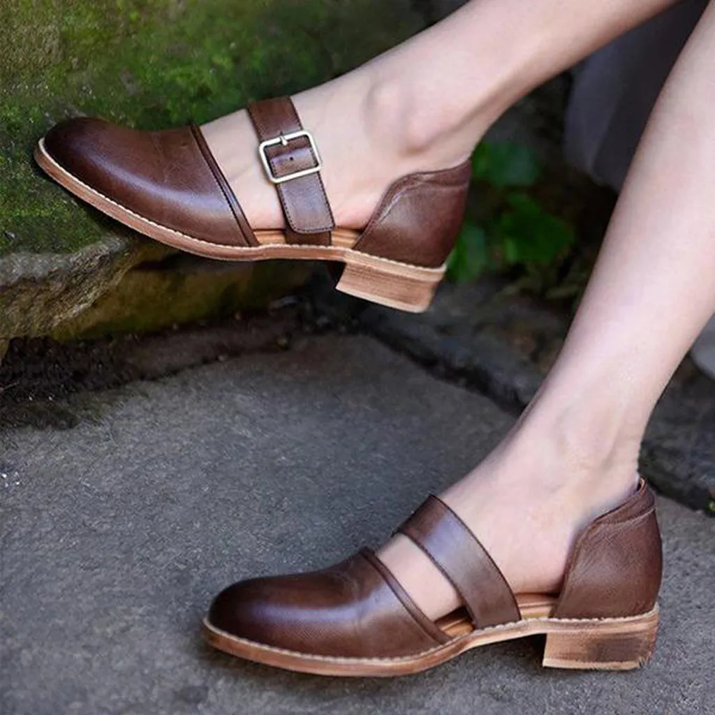 2019 г. Новая модная летняя обувь женские повседневные сандалии винтажные на