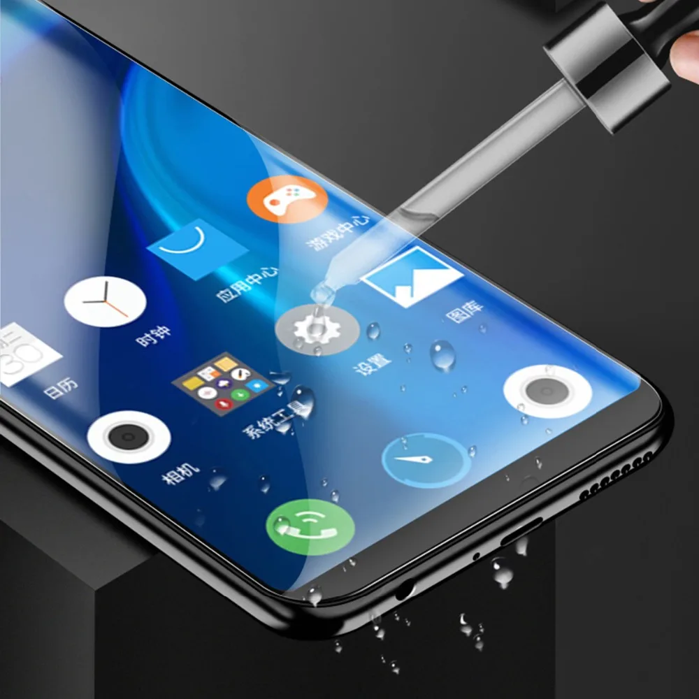 Full Cover Hydrogel Screen Protector For Meizu 16 M6 M6S M5 M3 Note M3S Pro 7 soft TPU Protective Film &amp Install Tools Not Glass |